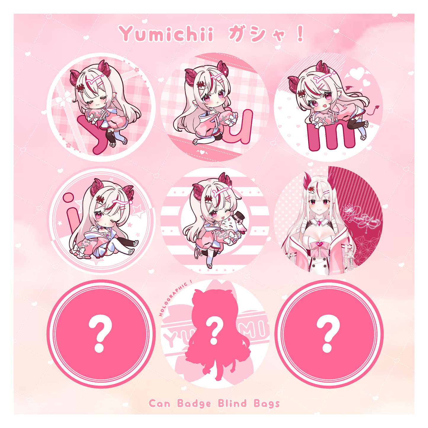 【Gacha】 Yumi Can Badge Lottery